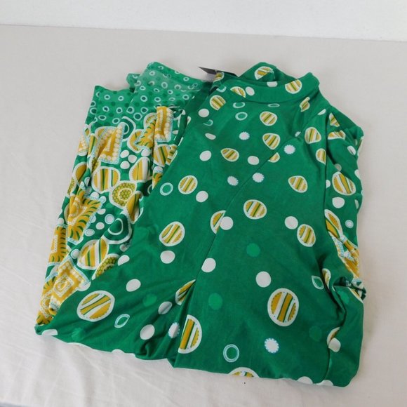 R&B Collections Women Green Yellow Tunic Blouse Shirt Top Plus Size 1X New Tags - Picture 12 of 12